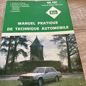 Revue Technique HONDA ACCORD 1.6 COUPE BERLINE 1979 1981 - Foto 1 di 22