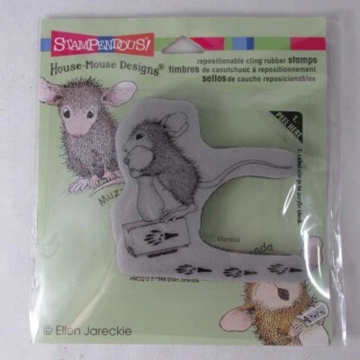 House Mouse Designs Cling Mount Rubber Stamp Monica HMCQ12 Stampendous New 2013 - Image 1 of 4