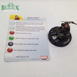 Heroclix Fear Itself set Raizo Kodo #014 Uncommon figure w/card! - Picture 1 of 1