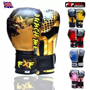 Kids Junior Boxing Gloves Youth Sparring Training Mitts Punching Bag 6oz Gloves - Picture 1 of 5