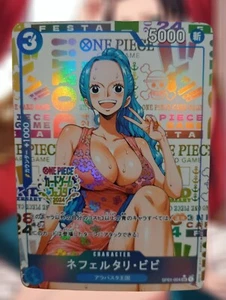 Nefertari Vivi One Piece Festa 2024 Bikini Sexy Goddess Waifu Anime Doujin Card - Picture 1 of 2