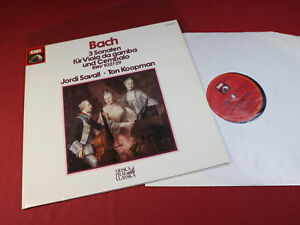 Bach  3 CELLOSONATEN  -  Savall Koopman - LP EMI Germany 1978 sehr gut