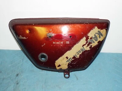 KAWASAKI H1 500 CUBIERTA LATERAL DERECHA PINTURA OEM 1974 H1E Foto 1 de 4