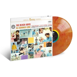 The Beach Boys All Summer Long Ltd Ed Sunrise Color LP 60th Anniversary - Foto 1 di 8