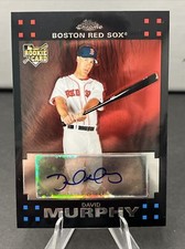 2007 Topps Chrome Refractor David Murphy #334 Auto Rookie Card