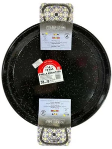 Garcima Paella Esmaltada Spanish Enamelled Paella Pan 38cm - Picture 1 of 4