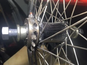 G-sport LHD Hub Freewheel Acs Titanium Bolts Mid School Bmx - Foto 1 di 3