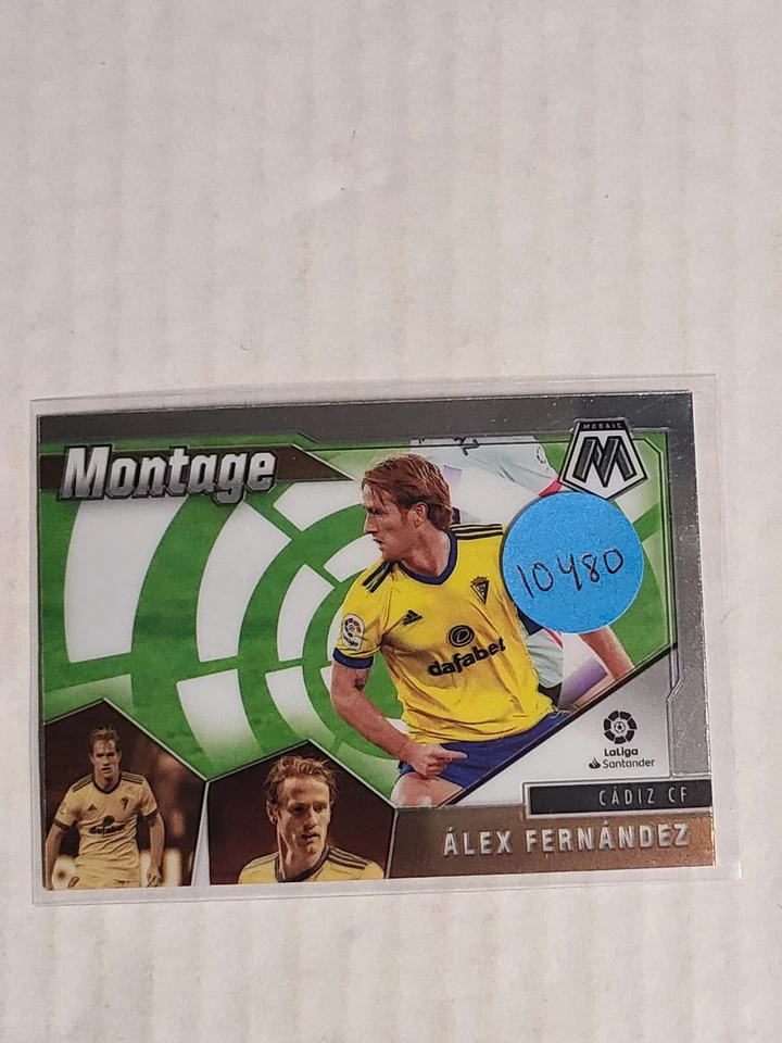2020-21 Panini Mosaic La Liga Montage #10 Alex Fernandez Cadiz CF - Image 1 of 1