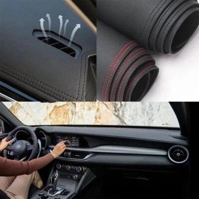 For Alfa Romeo Stelvio 2017-24 leather Non-slip Dash Board Cover Mat Carpet 1x Foto 1 de 4