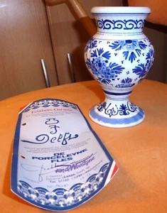 !!!!! ROYAL DELFT DE PORCELENE FLES SCHÖNE VASE KERAMIK !!!!! - Bild 1 von 2