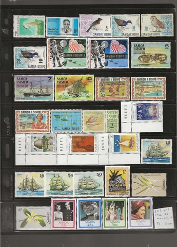 SAMOA...Sc #251//673...Mint & Used...1966/86...38 Different Cover