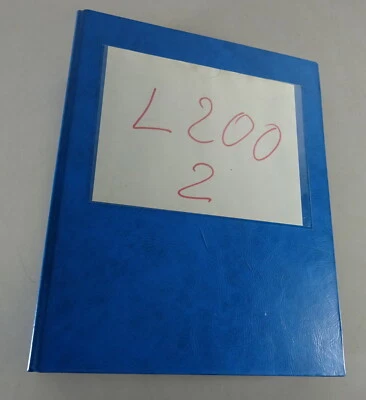 Manual De Taller Mitsubishi L200 / 4WD Carrocería / Electricidad Año 1988 - Imagen 1 de 4