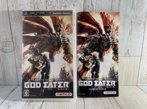 PSP God Eater - Japanese Version - NAMCO - High-Speed Hunting Action - USED Game - Picture 1 of 12