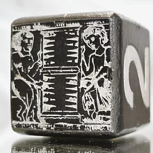 Strategic Showdown - Lords of Strategy: Doubling cube for backgammon - 36mm - Picture 1 of 9