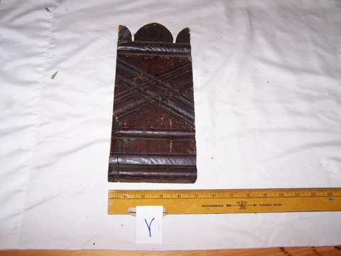 Antique Criss Cross Rosette WOODWORK Restoration Salvage Architectural Lot Y Cover