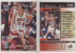 1997 Press Pass Double Threat Silver Anthony Parker #21 Rookie RC