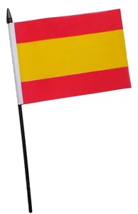 Spain Federal Small Hand Flag (6" x 4") - LAST FEW - Picture 1 of 1
