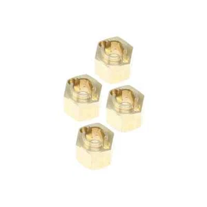 Redcat Wheel Hexes (Brass) Part # RER30380 Ascent 18 FREE US SHIP - Picture 1 of 1