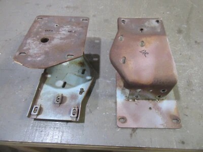 1964 Ford Galaxie 500 convertible rear top mount base bracket pair - Image 1 of 2