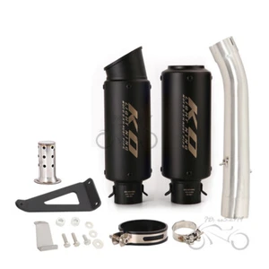 Slip for Aprilia Tuono V4 1100 2017-2020 Modified Exhaust Mid Pipe Black Muffler - Bild 1 von 12