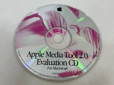 Vintage 1996 Apple Media Tool 2.0 Evaluation CD-ROM Software Disc ONLY - Image 1 of 4