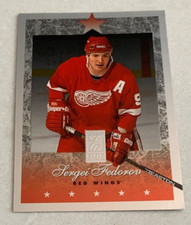 NHL SERGEI FEDOROV Detroit Red Wings 1995-96 Donruss Elite Trading CARD #53