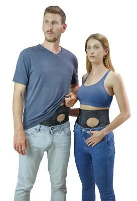 Mövibrace Abdominal Ostomy Belt for Post Colostomy or Ileostomy Surgery Unisex - Image 1 of 4