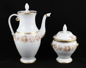 PORCELANA BIDASOA España, Set de Tetera y Azucarero, Estilo Clasico.   c.1960s - Picture 1 of 6