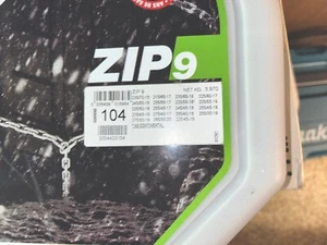 KÖNIG Schneekettenpaar ZIP9  Gruppe 104 9mm Feingliedrig auch für VW - Bild 1 von 2