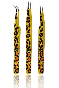 Eyelash Extension Color Tweezers Leopard - Pick your set - Picture 1 of 1