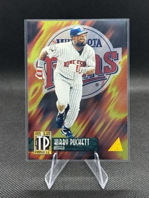 Pinnacle 1995 - #TP9 - Team Pinnacle Kirby Puckett / Tony Gwynn - Dufex Back SP Foto 1 de 2