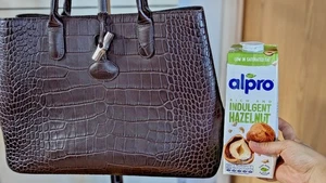 Longchamp Roseau Mock Croc Embossed Leather Tote Handbag - Picture 1 of 9