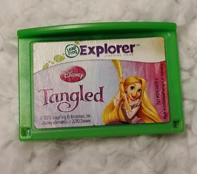TANGLED LeapFrog Leapster / LeapPad Explorer DISNEY Game Cartridge  - Image 1 of 2
