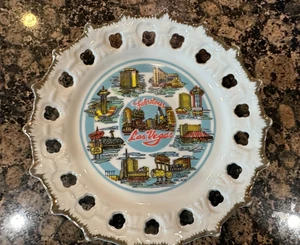 Fabelhafte Las Vegas Souvenir 8" Teller, Vintage mit alten Lieblings-Casinos - Bild 1 von 3