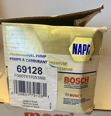 Bomba de combustible eléctrica Bosch Nissan Ford Mercury Mazda Kia 1986-2004 p/n 69128 Foto 1 de 3