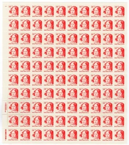 Scott #2176 Julia Ward Howe Sheet of 100 Stamps - MNH UL - Picture 1 of 1