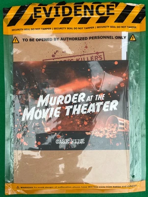 Cryptic Killers Unsolved Murder Mystery Game - Murder at the Movie Theater - Image 1 of 2