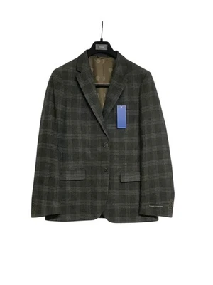 Vince Camuto мужской Slim fit Sport пальто Blazer 42 R зеленый клетку эластичной - Изображение 1 из 2