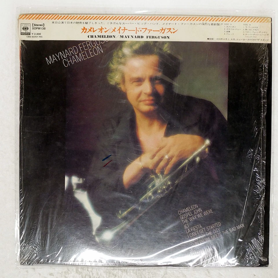 MAYNARD FERGUSON CHAMELEON CBS SOPM138 Japan CAP OBI SHRINK VINYL LP - Image 1 of 1