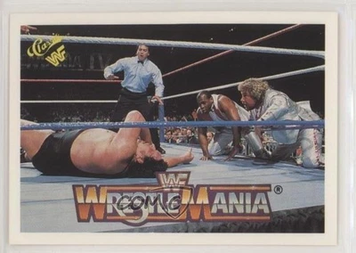 1990 Classic WWF The History of Wrestlemania Ted DiBiase Million Dollar Man #52 - Image 1 of 2