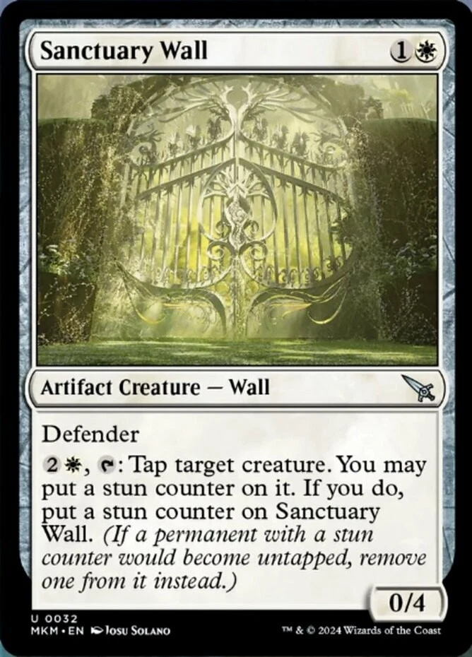 x1 Sanctuary Wall - Murders at Karlov Manor - NM - MTG - Image 1 of 1
