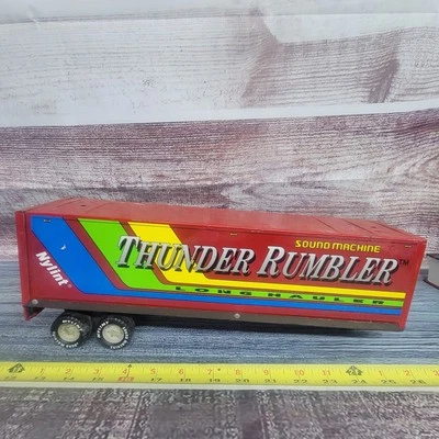 Nylint thunder rumbler Pressed Steel Semi Trailer multi color - Image 1 of 4