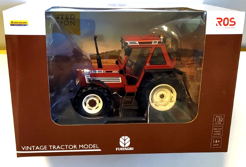 ROS  1:32 TRATTORE FIAT 70-90 CABINA SUPERCONFORT 4WD  EDIZIONE LIMITATA  302518 - Immagine 1 di 4