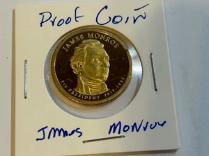 PP Presidential Dollar Münze (2) - J. Monroe und G. Washington - - Bild 1 von 1