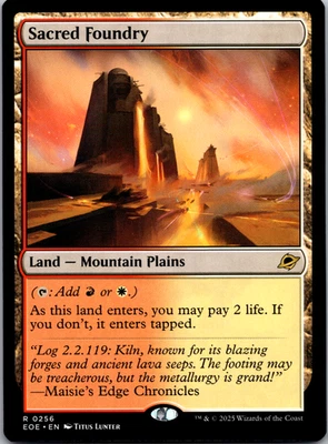 Sacred Foundry (256) - Magic: The Gathering - Edge of Eternities Regular - Image 1 of 2