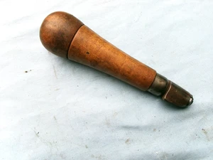 VINTAGE TOOL HOLDER - TOOL HANDLE WITH 10 BITS IN HANDLE -BUELL BROS. CLINTON CT - Picture 1 of 3
