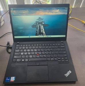 LENOVO THINKPAD T14 INTEL CORE i7 2.80GHz 16 GB 512GB SSD 14 GEN 2 WIN 11 - Picture 1 of 15
