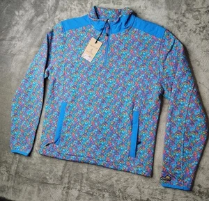 Maglione Chubbies Uomo The Spade Trapuntato 1/4 Zip Floreale Tg. L NUOVO 615243-196 - Foto 1 di 6