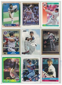 Twins Baseball Card Lot - Aguilera, Puckett, Larkin, Ryan, Kepler (9 Cards) MT2 - Picture 1 of 2