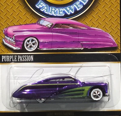 Автомобиль Hot Wheels Purple Passion Larry Wood Farewell RLC Red Line Club HWC /05000 - Изображение 1 из 4